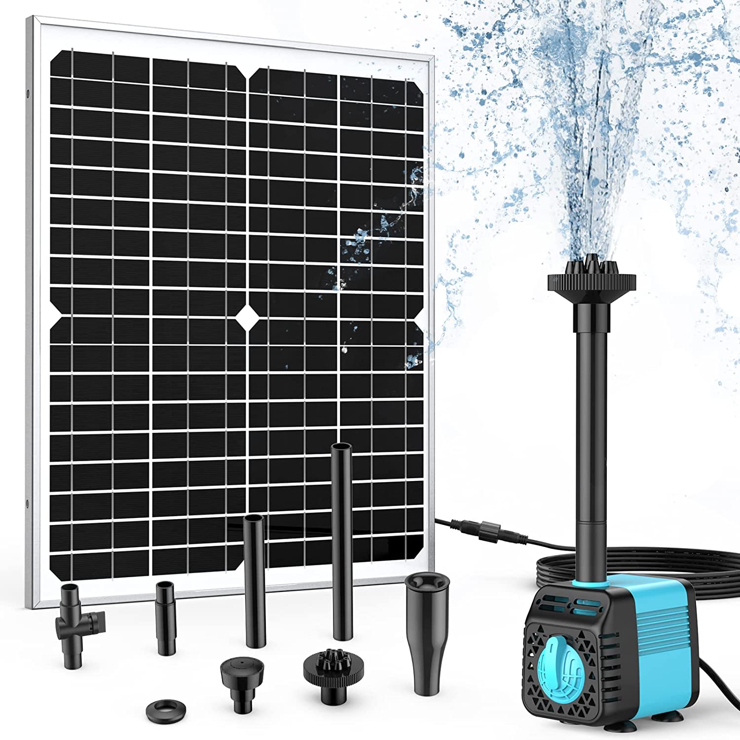 پمپ آبنمای خورشیدی مدل Sun Energise 20W Solar Water Pump - ارسال 10 الی 15 روز کاری