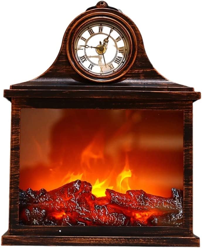 ساعت رومیزی تزئینی Fake Fireplace Logs With Lights No Heat - ارسال ۱۰ الی ۱۵ روز کاری