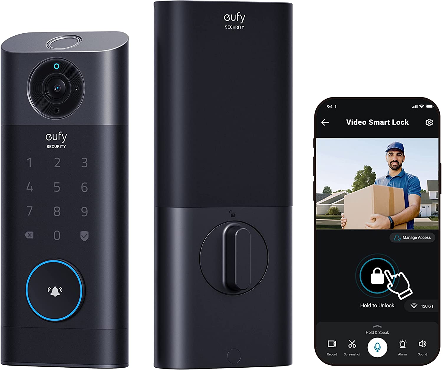 قفل در و زنگ ویدیوی هوشمند مدل eufy security S330 3-in-1 - ارسال ۱۰ الی ۱۵ روز کاری
