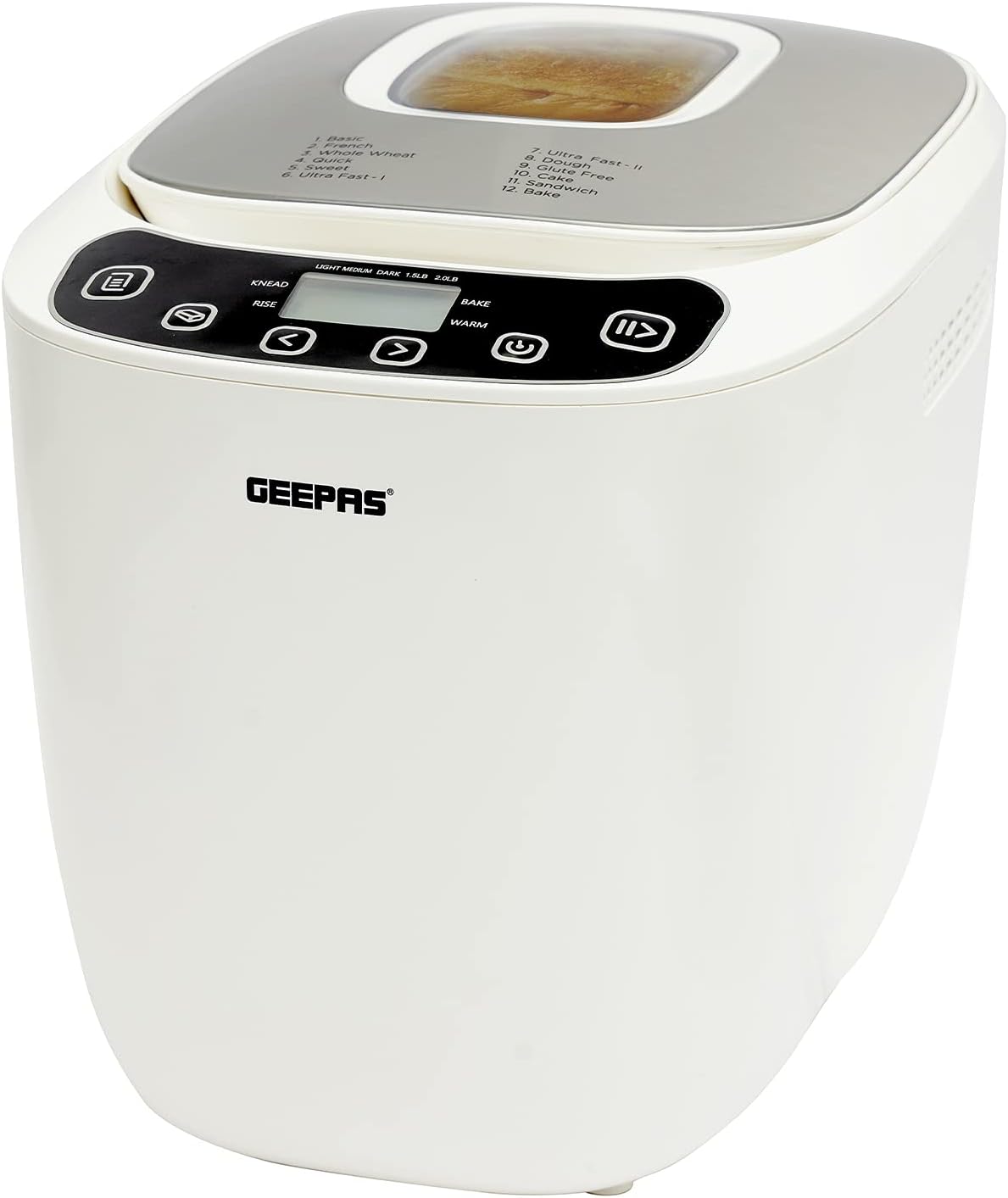 دستگاه نان ساز مدل GEEPAS GBM63035 - ارسال 10 الی ۱۵ روز کاری