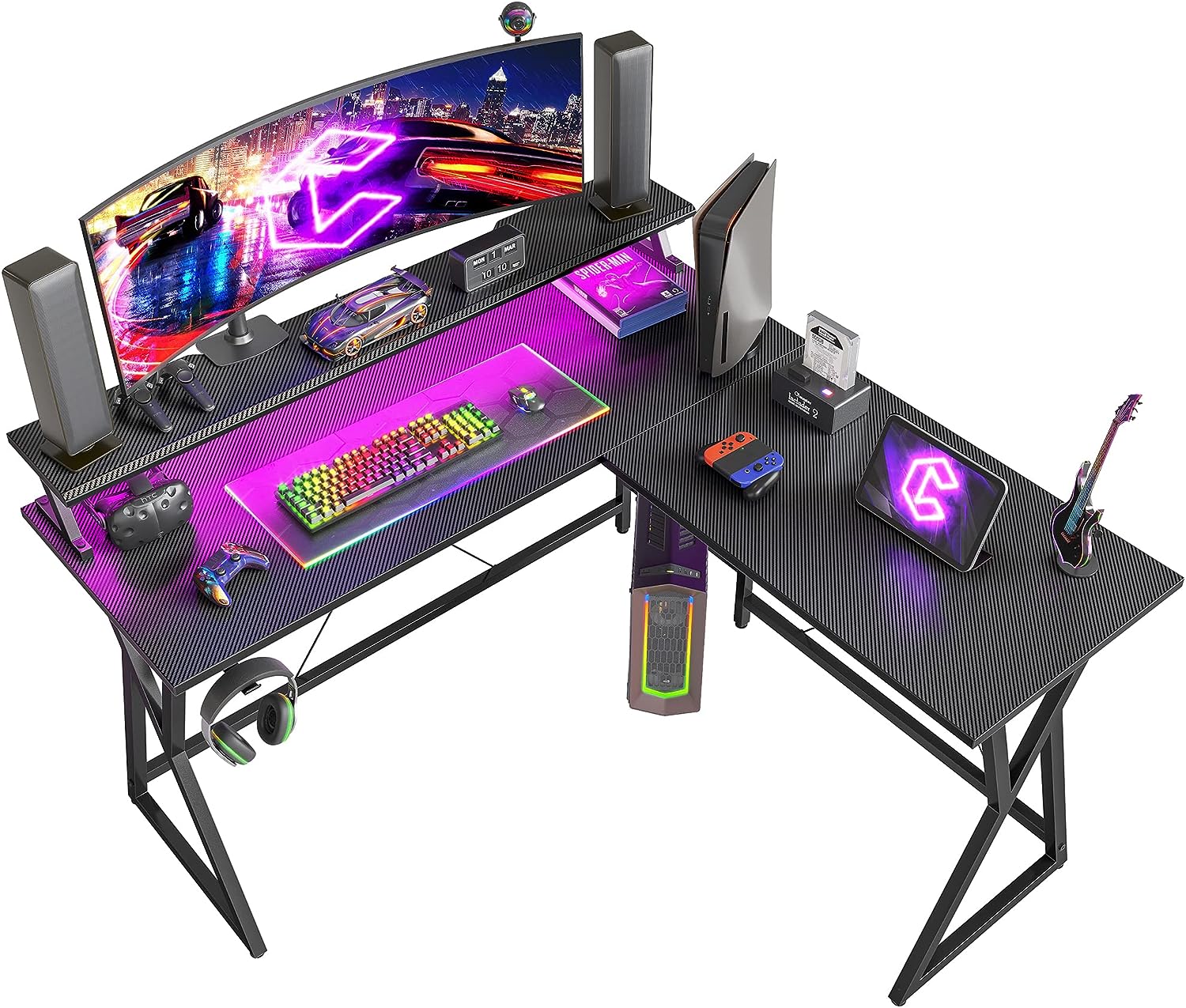 میز گیمینگ مدل CubiCubi Stack Gaming Desk 130 x 130 cm - ارسال 15 الی 20 روز کاری