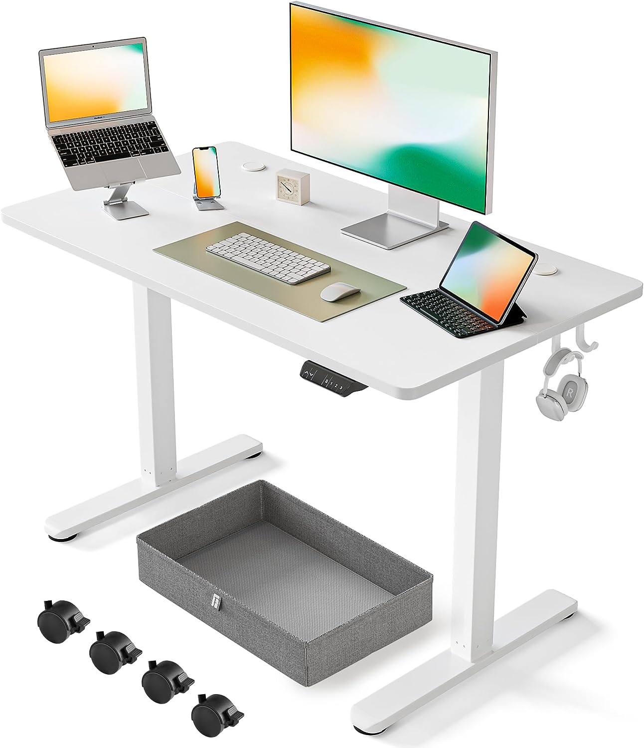 میز ایستاده با قابلیت تنظیم ارتفاع FEZIBO 40 x 24 Standing Desk - ارسال 25 الی 30 روز کاری