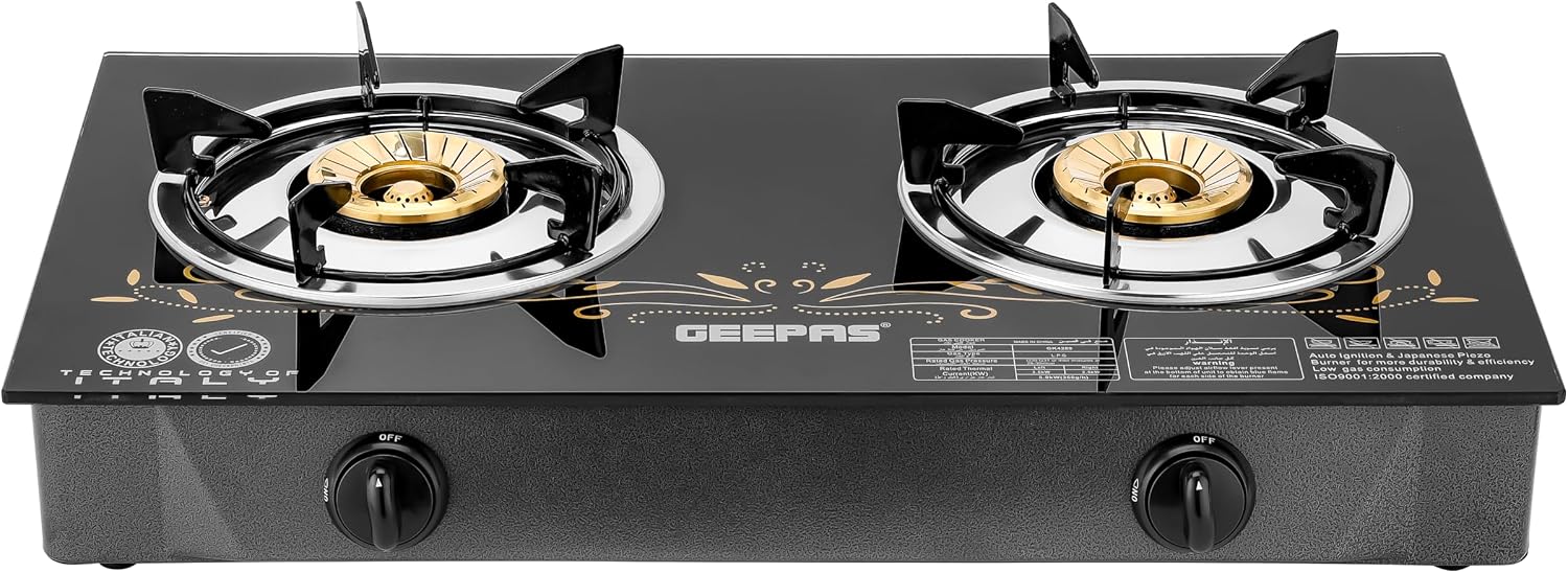 اجاق گاز دو شعله Geepas مدل GK4280 - ارسال 15 الی 20 روزه کاری