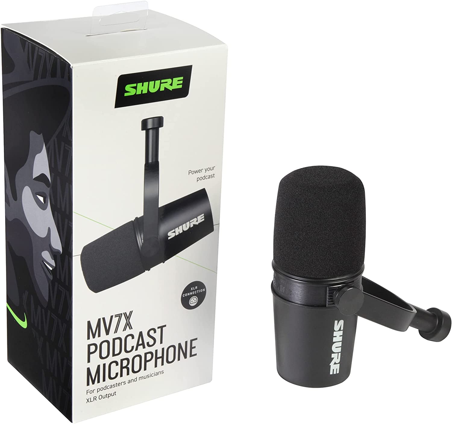 میکروفن دینامکی شور Shure Mv7X Professional Podcast Microphone - ارسال ۱۰ الی ۱۵ روز کاری