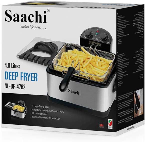 سرخ کن  ساچی  Saachi 4L Deep Fryer NL-DF-4762 - ارسال ۱۰ الی ۱۵ روز کاری