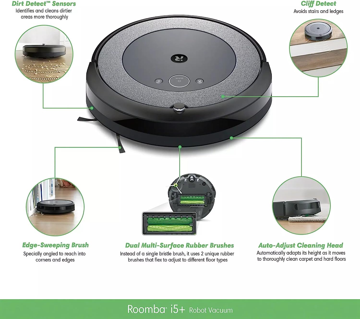 جارو روباتیک مدل iRobot Roomba i5+ Wifi - ارسال الی 10 الی 15 روز کاری