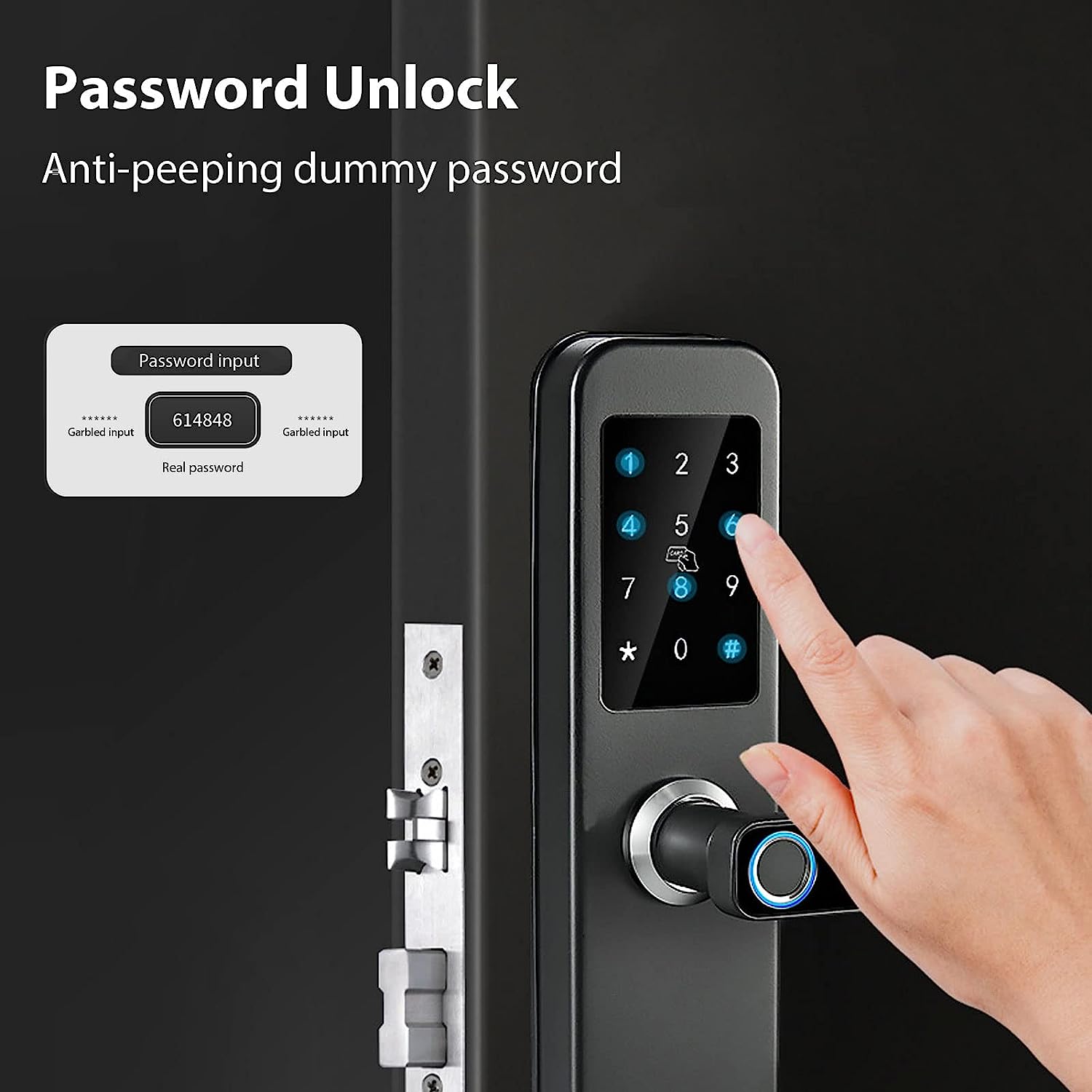 قفل درب هوشمند مدل TDOO Smart Door Lock - ارسال ۱۰ الی ۱۵ روز کاری