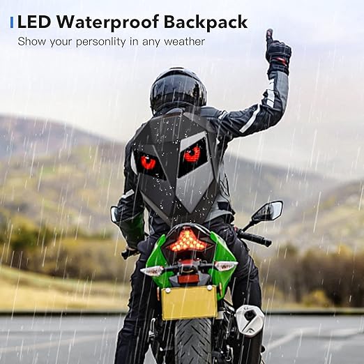 کوله پشتی مردانه موتور سیکلت LED بلوتوث هوشمند مدل DABASHAN LED - ارسال 10 الی 15 روز کاری