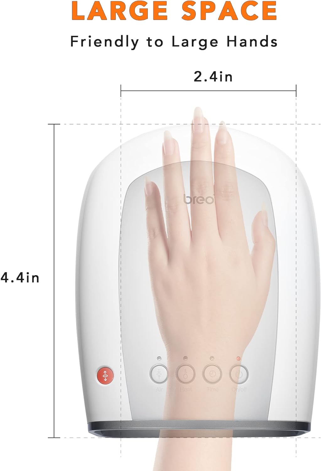 ماساژور دستی با گرما و فشرده سازی مدل Breo iPalm520e Electric Hand Massager - ارسال 25 الی 30 روز کاری