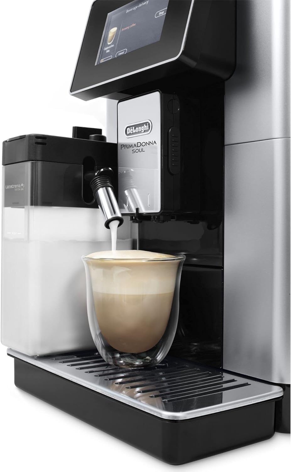 قهوه ساز و اسپرسو ساز تمام اتوماتیک دلونگی DeLonghi مدل ECAM610.55.SB - ارسال 10 الی 15 روز کاری