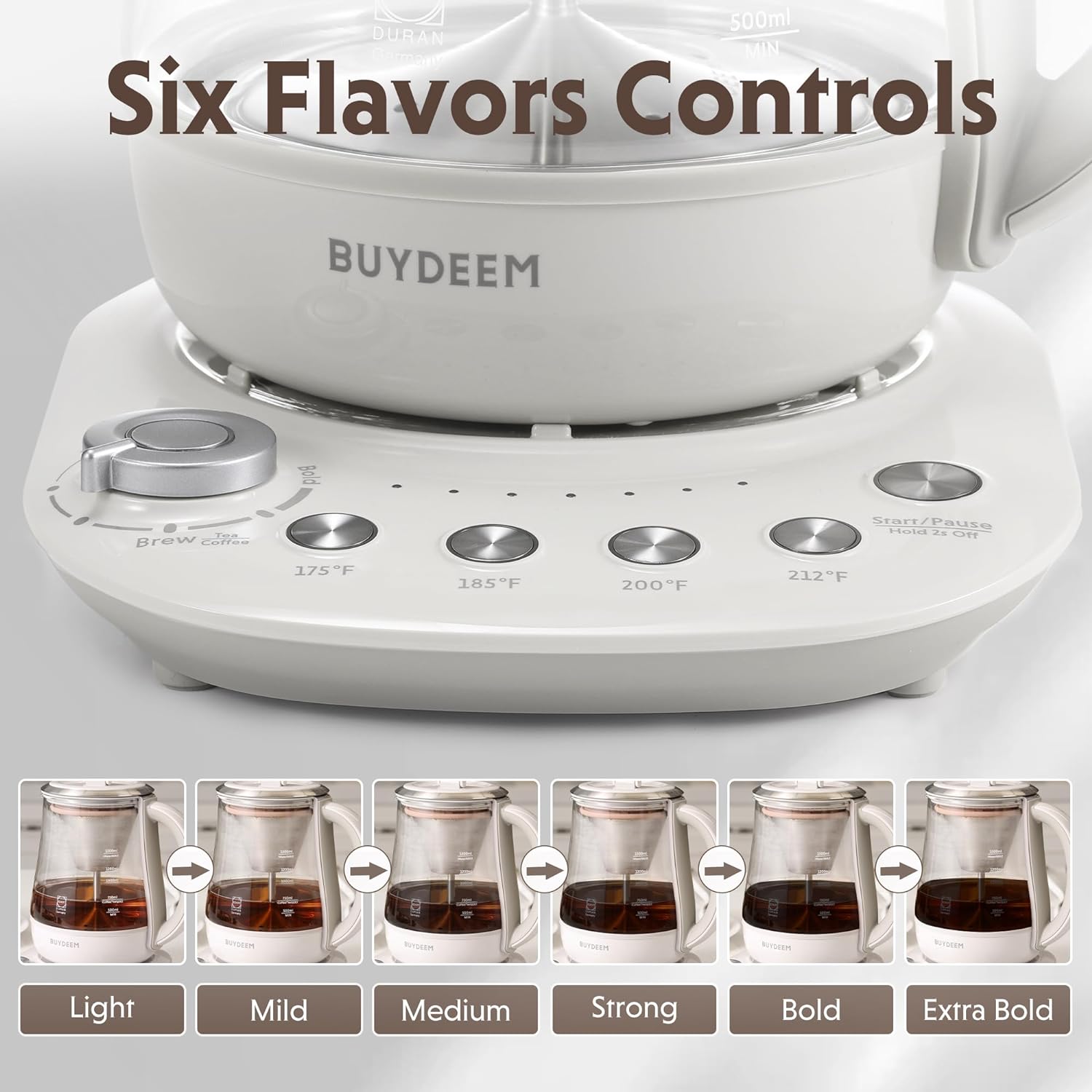 چای ساز و قهوه ساز BUYDEEM مدل K156 - ارسال 20 الی 25 روز کاری