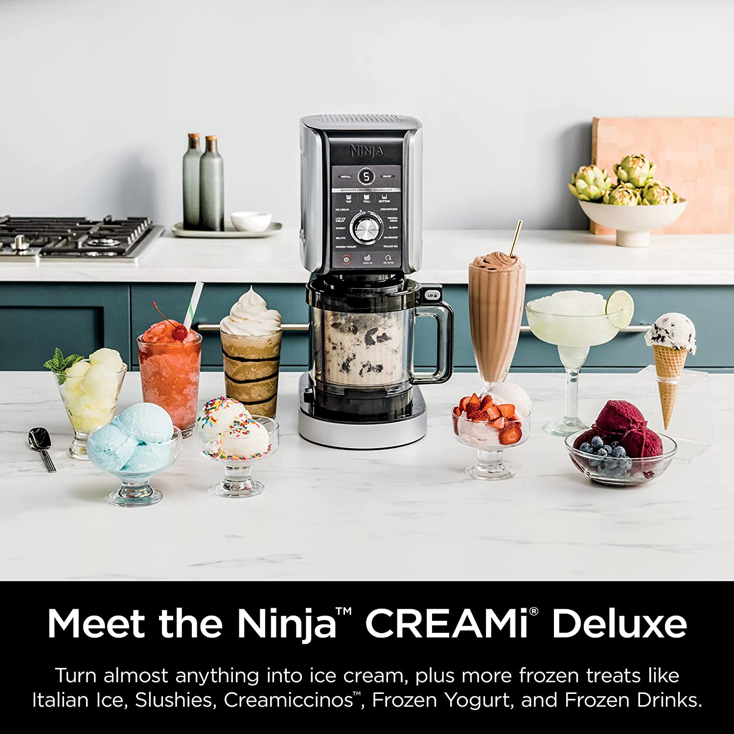 دستگاه بستنی ساز نینجا مدل Ninja NC501 CREAMi Deluxe - ارسال 10 الی ۱۵ روز کاری