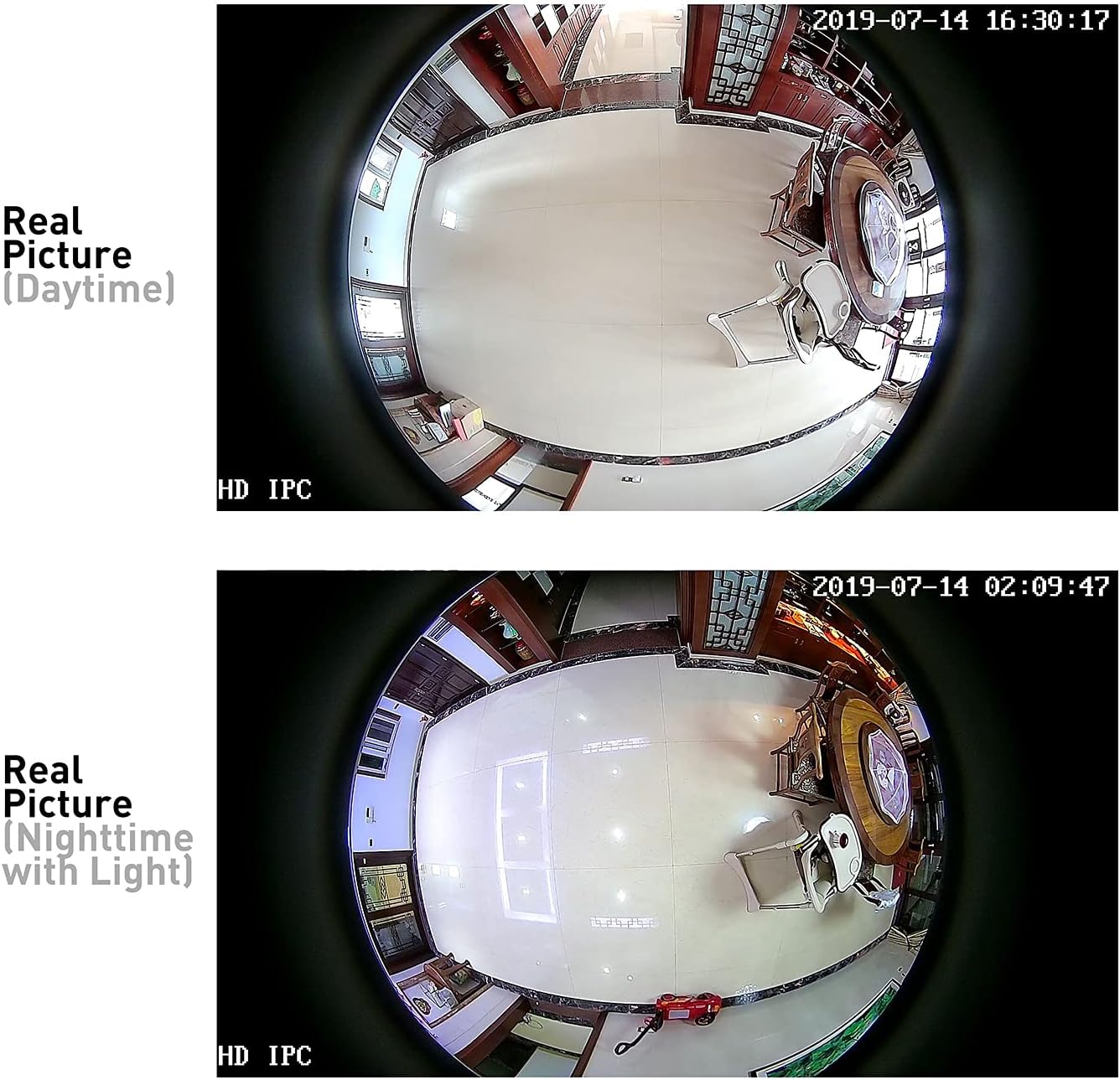 دوربین کوچک مداربسته با تشخیص حرکت مدل Mini Fisheye POE IP I706-4-POE-FHW - ارسال 15 الی 20 روز کاری