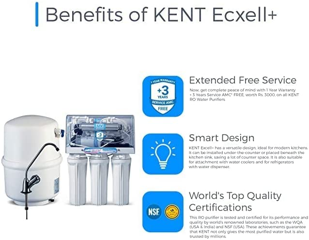 دستگاه تصفیه آب مدل KENT - Excell RO - ارسال 10 الی 15 روز کاری