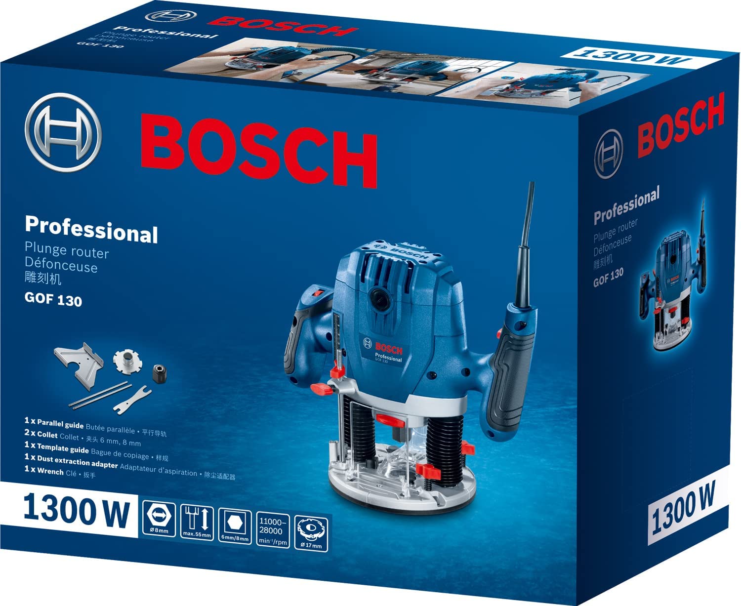 فرز نجاری بوش مدل Bosch GOF 130 1300W - ارسال ۱۰ الی ۱۵ روز کاری