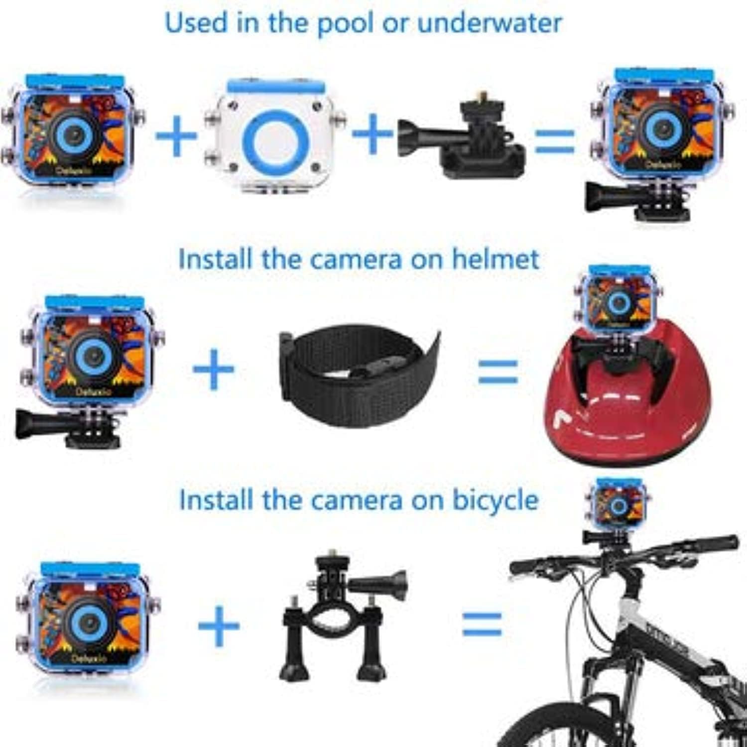 دوربین زیر آب مدل Deluxio Waterproof PR-510 - ارسال 10 الی 15 روز کاری