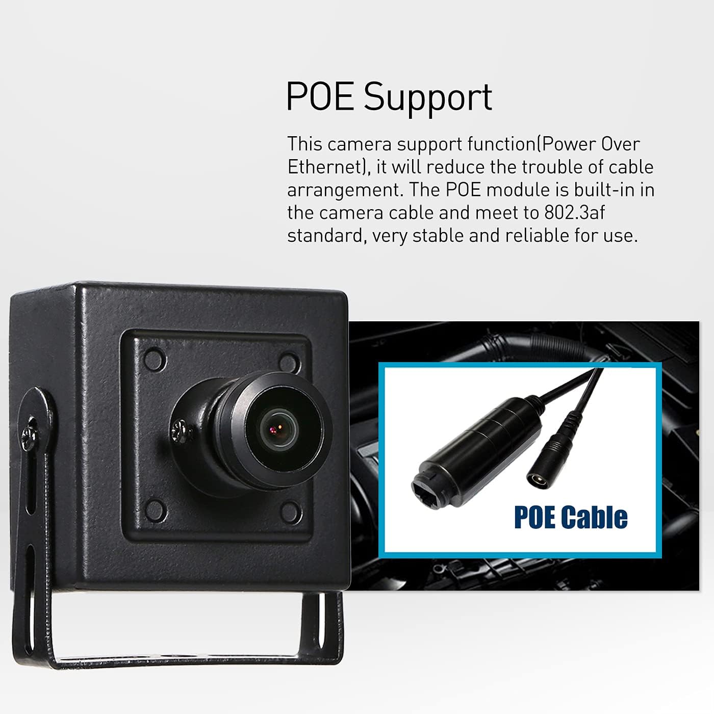 دوربین کوچک مداربسته با تشخیص حرکت مدل Mini Fisheye POE IP I706-4-POE-FHW - ارسال 15 الی 20 روز کاری