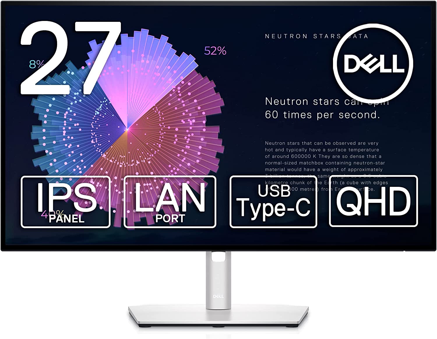 مانیتور برند دل مدل Dell U2722DE UltraSharp USB-C 27 Inch QHD - ارسال ۱۰ الی ۱۵ روز کاری