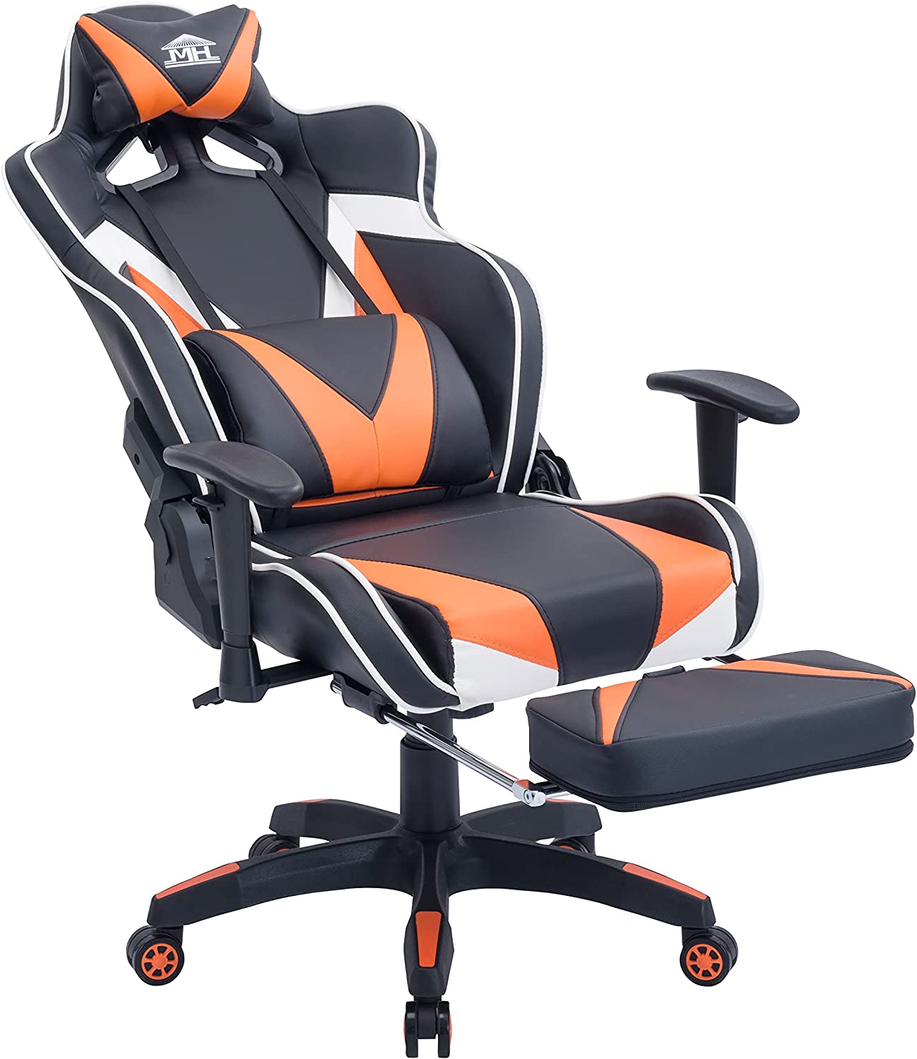 صندلی بازی کامپیوتری Multi Home Furniture MH-8885 مشکی نارنجی - ارسال ۱۰ الی ۱۵ روز کاری