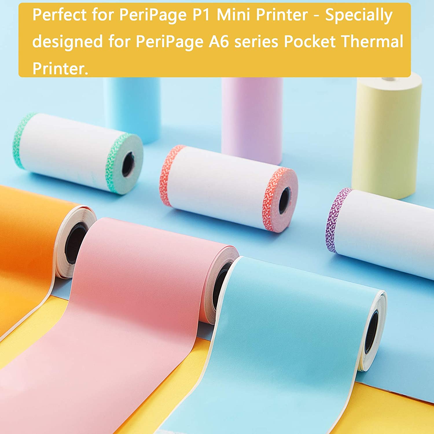 کاغذ چاپگر حرارتی 9 تکه Zonon مدل P1 Mini PeriPage- ارسال ۱۰ الی ۱۵ روز کاری