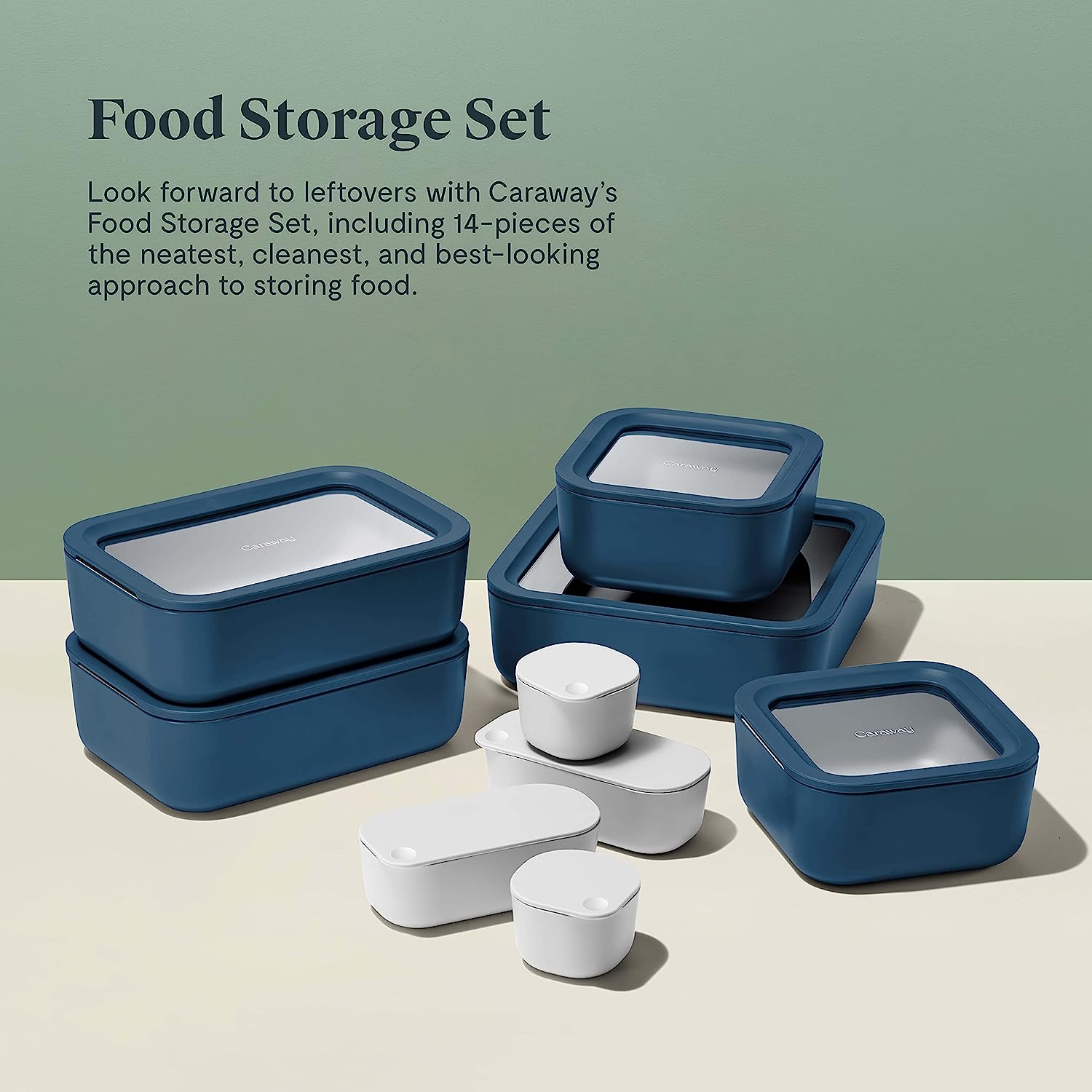 ست نگهداری مواد غذایی شیشه ای Caraway Glass Food Storage Set 14 Pieces - ارسال 10 الی 15 روز کاری