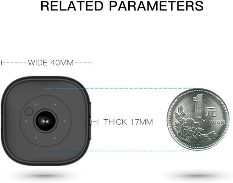 دوربین مخفی بی سیم با ضبط صدا تشخیص حرکت دید در شب مدل NDHENG Mini Hidden Camera - ارسال 20 الی 25 روز کاری