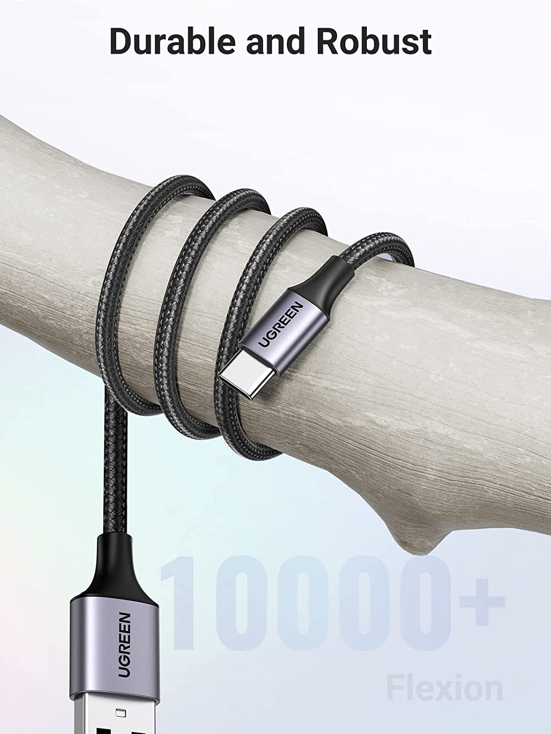 کابل USB C کابل نایلونی بافته شده UGREEN - ارسال ۱۰ الی ۱۵ روز کاری