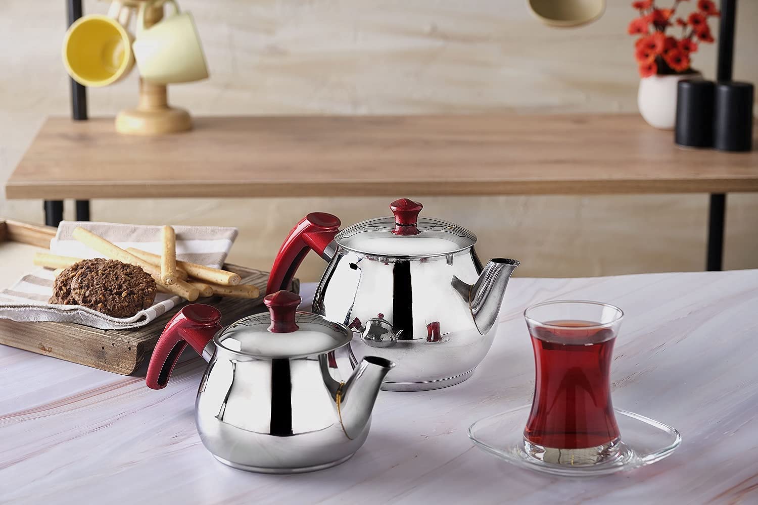 ست قوری ترکی مدل DESTALYA Turkish Teapot Set- ارسال ۱۰ الی ۱۵ روز کاری