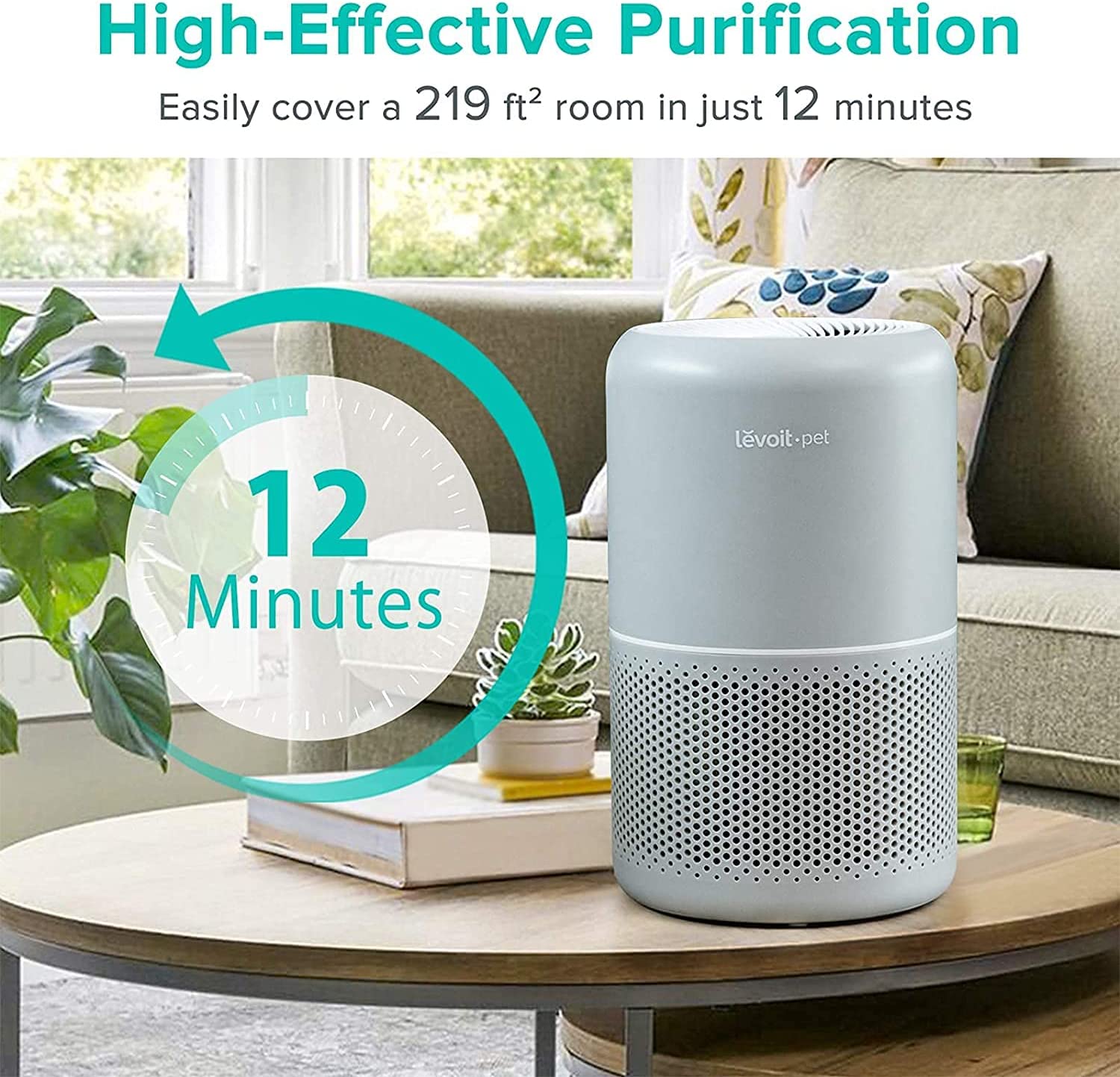 دستگاه تصفیه هوا Levoit Air Purifiers for Home Allergies and Pet Hair - ارسال 10 الی 15 روز کاری
