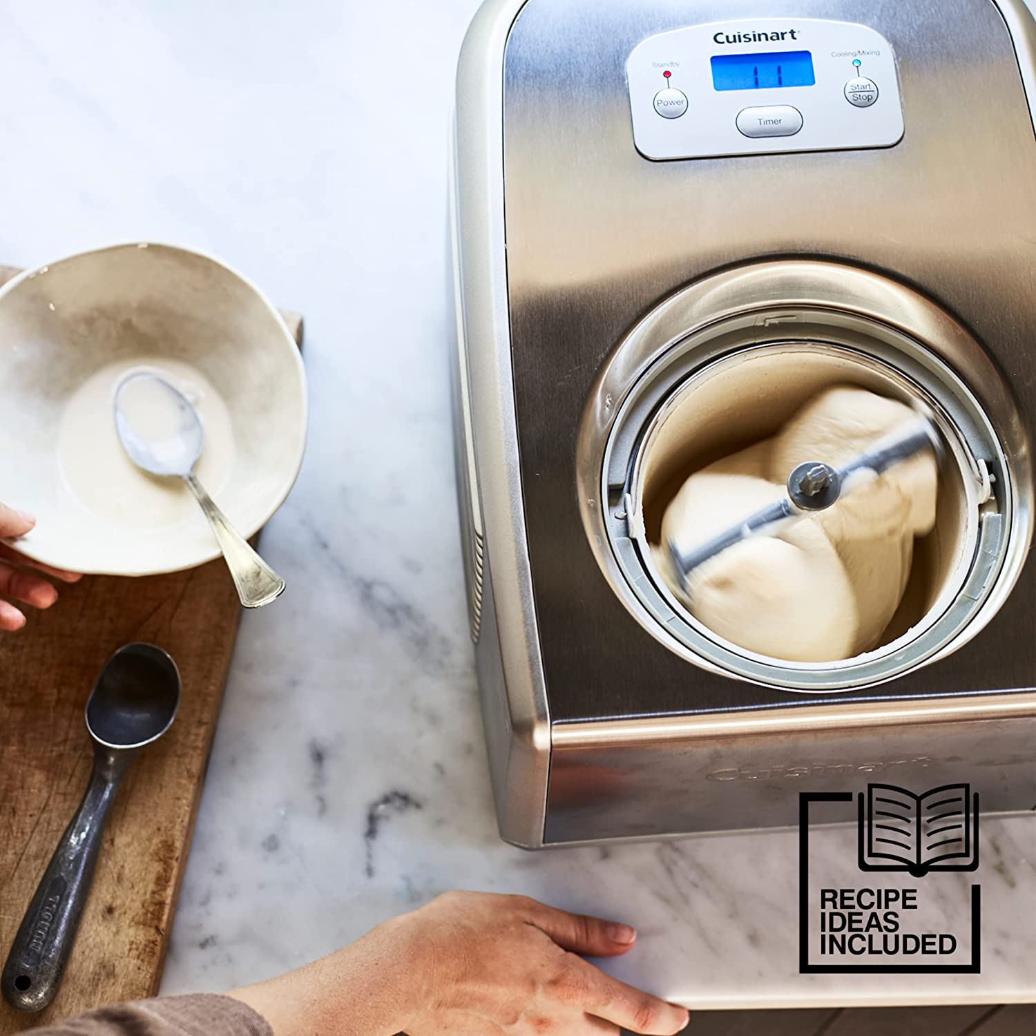 دستگاه بستنی ساز مدل Cuisinart Ice Cream - ارسال 10 الی ۱۵ روز کاری