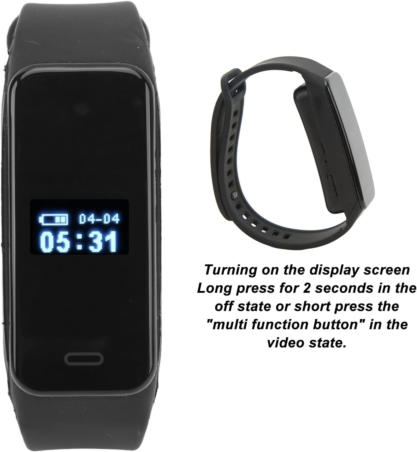 دوربین مخفی طرح ساعت مدل W049 Wearable Watch - ارسال 15 الی 20 روز کاری
