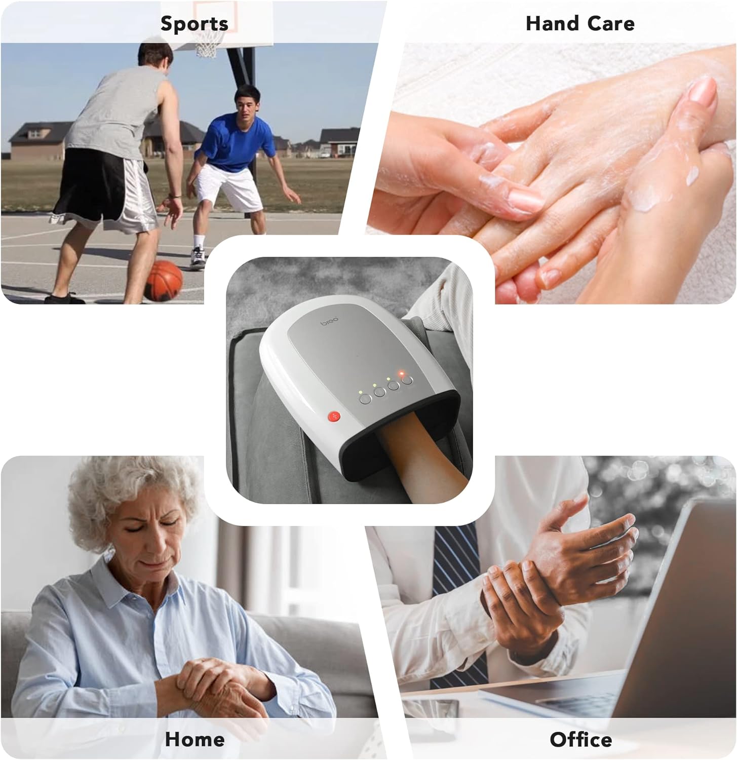 ماساژور دستی با گرما و فشرده سازی مدل Breo iPalm520e Electric Hand Massager - ارسال 25 الی 30 روز کاری