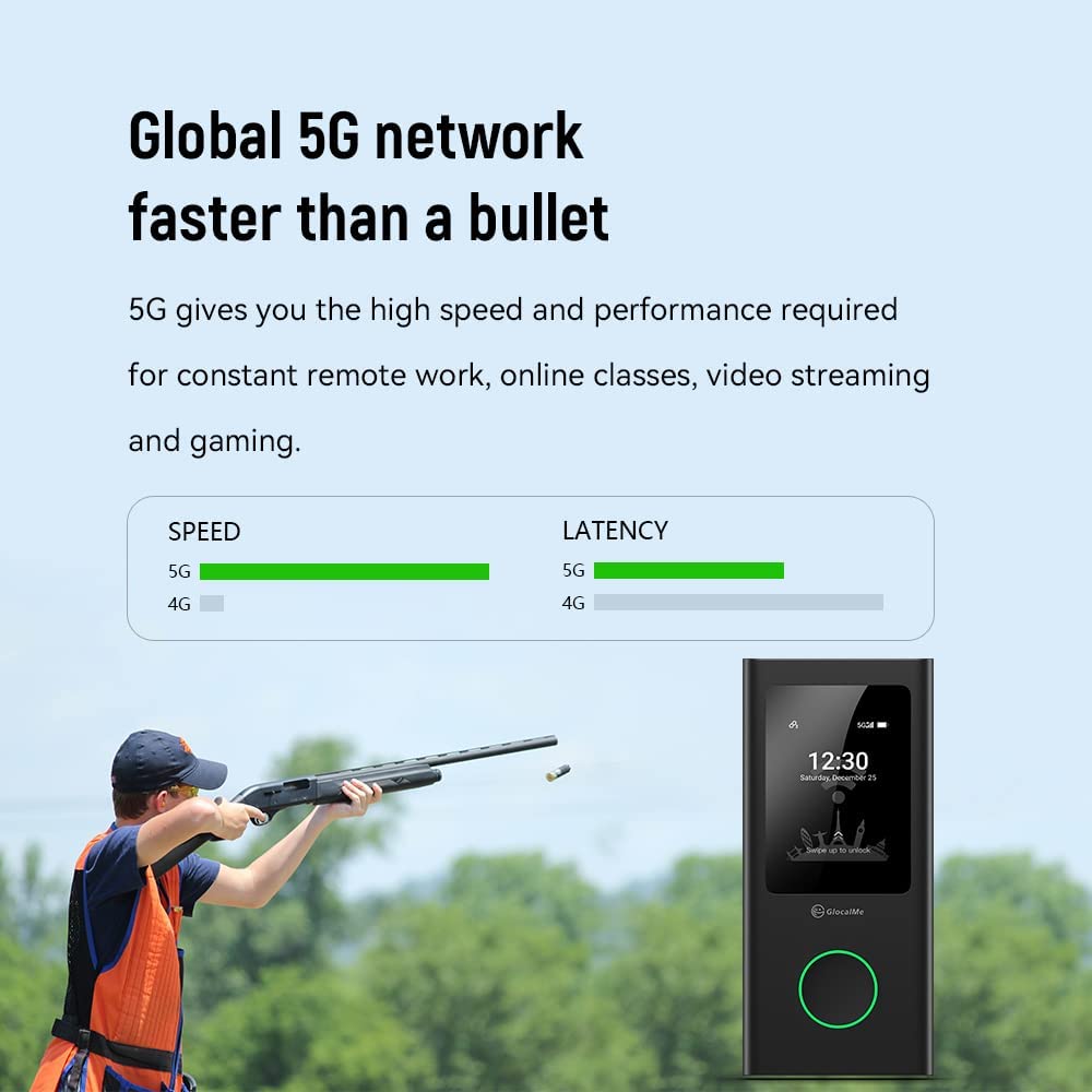 روتر مسافرتی یا خانگی 5G مدل GlocalMe Numen Air 5G- ارسال 15 الی 20 روز کاری