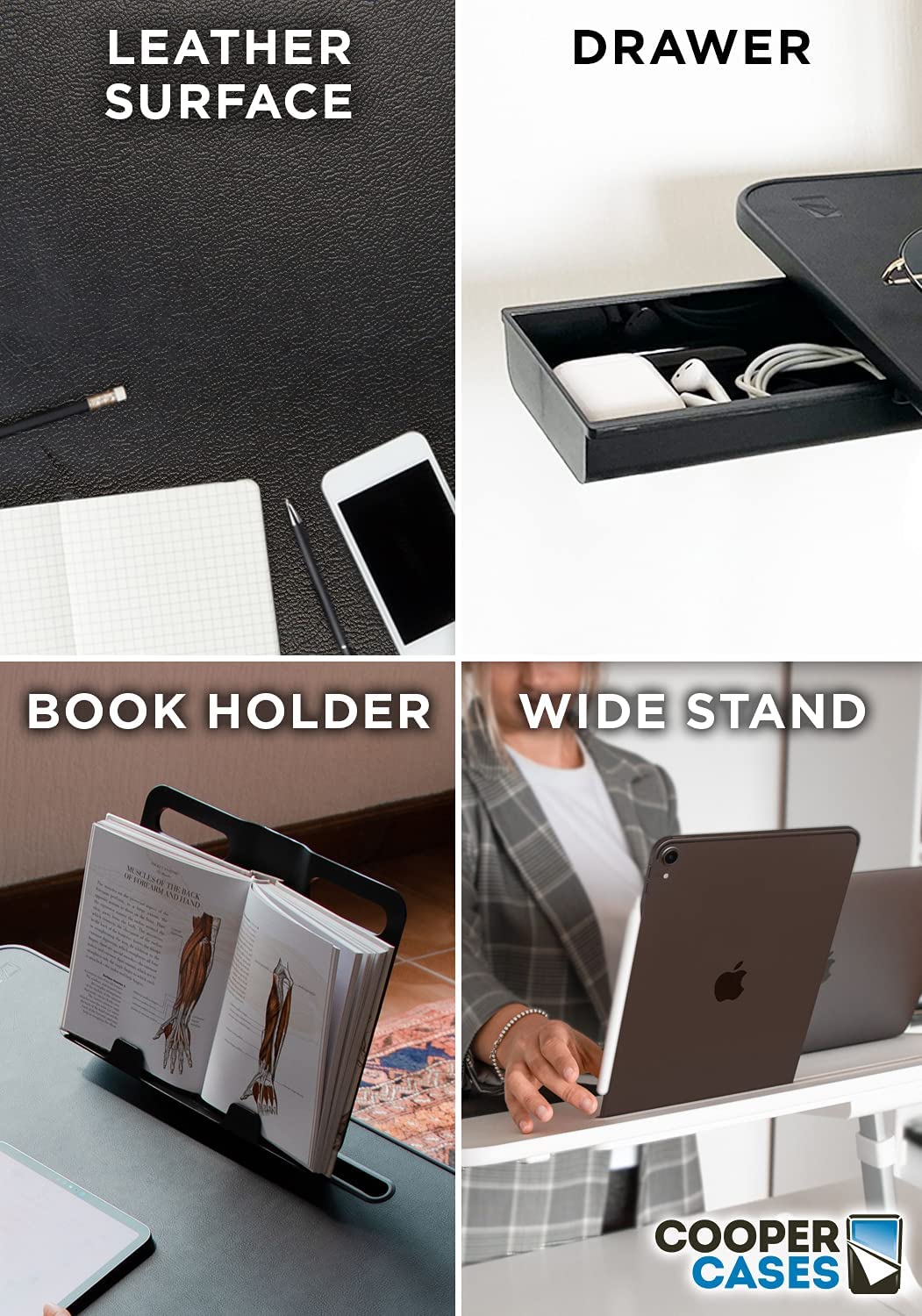 میز لپ تاپ مدل Cooper Cases Desk PRO - ارسال 10 الی 15 روز کاری