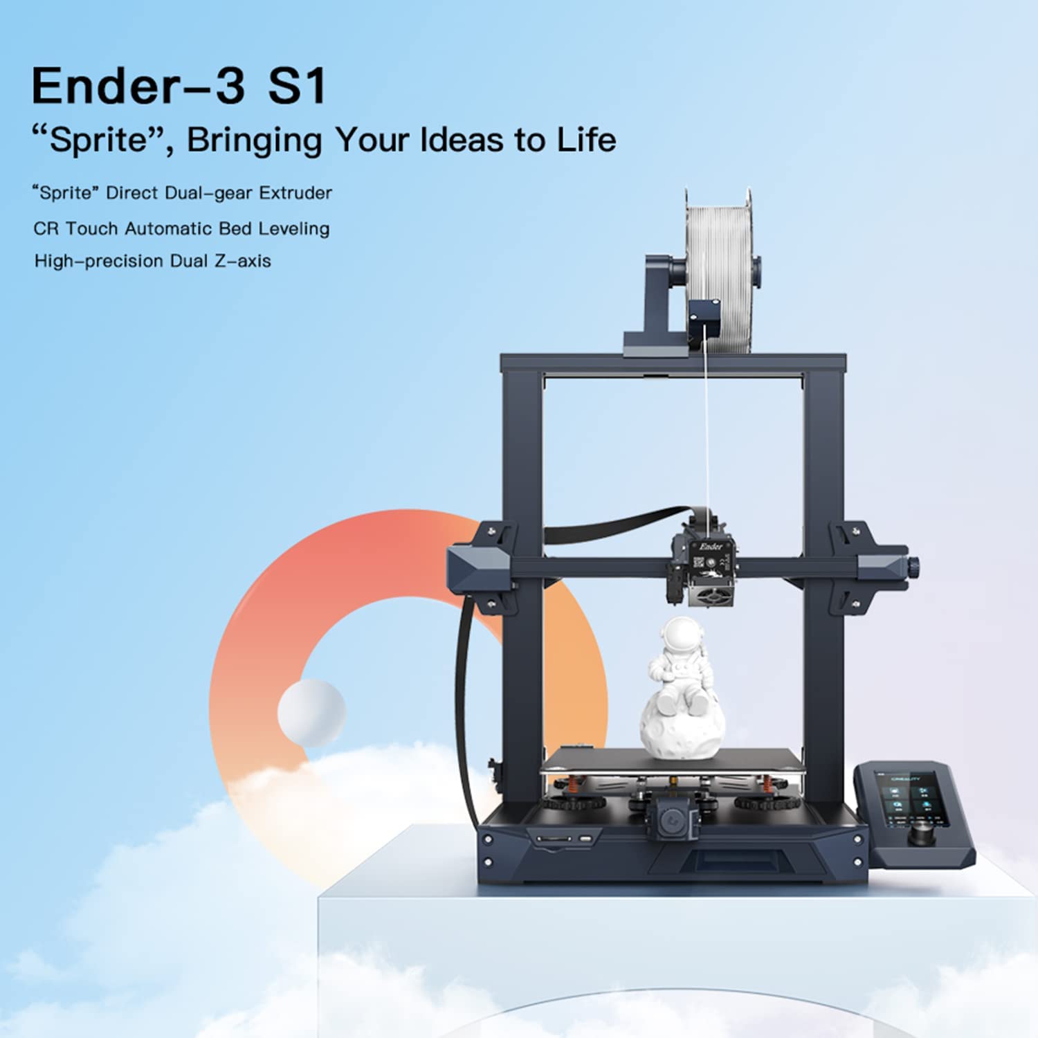 پرینتر سه بعدی مدل Alisa Creality Ender-3 S1 Desktop 3D Printer- ارسال ۱۰ الی ۱۵ روز کاری