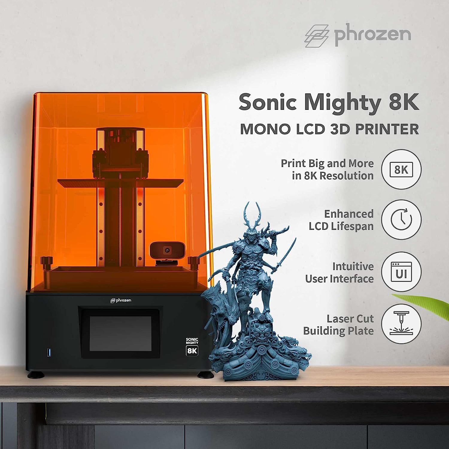 پرینتر سه بعدی مدل Phrozen Sonic Mighty 8K LCD - ارسال 10 الی 15 روز کاری