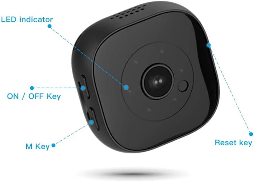 دوربین مخفی بی سیم با ضبط صدا تشخیص حرکت دید در شب مدل NDHENG Mini Hidden Camera - ارسال 20 الی 25 روز کاری