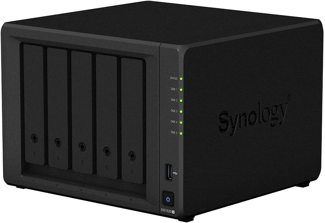 ذخیره ساز تحت شبکه برند Synology مدل DS1520+ (Diskless) - ارسال ۱۰ الی ۱۵ روز کاری