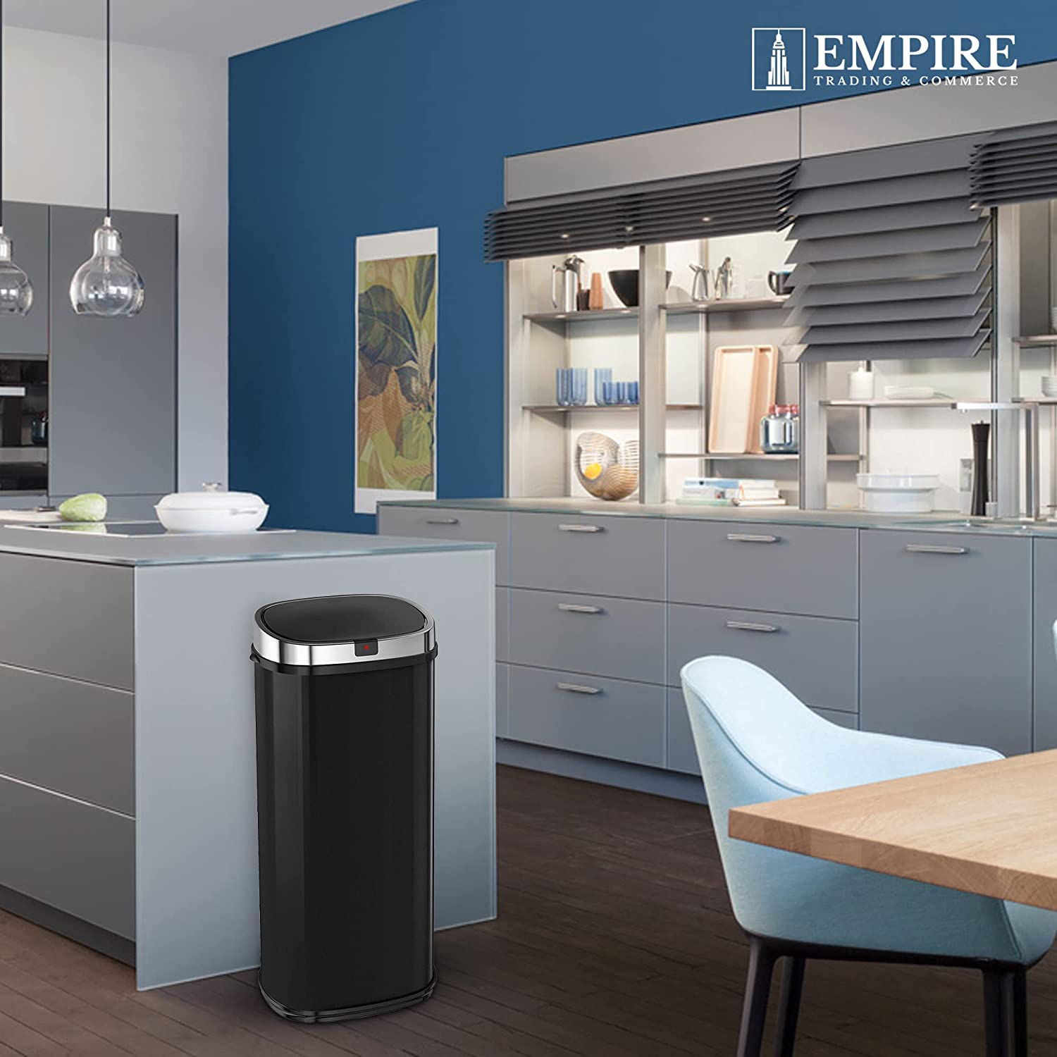 سطل زباله هوشمند مدل Empire Kitchen Bin 50L - ارسال 10 الی 15 روز کاری