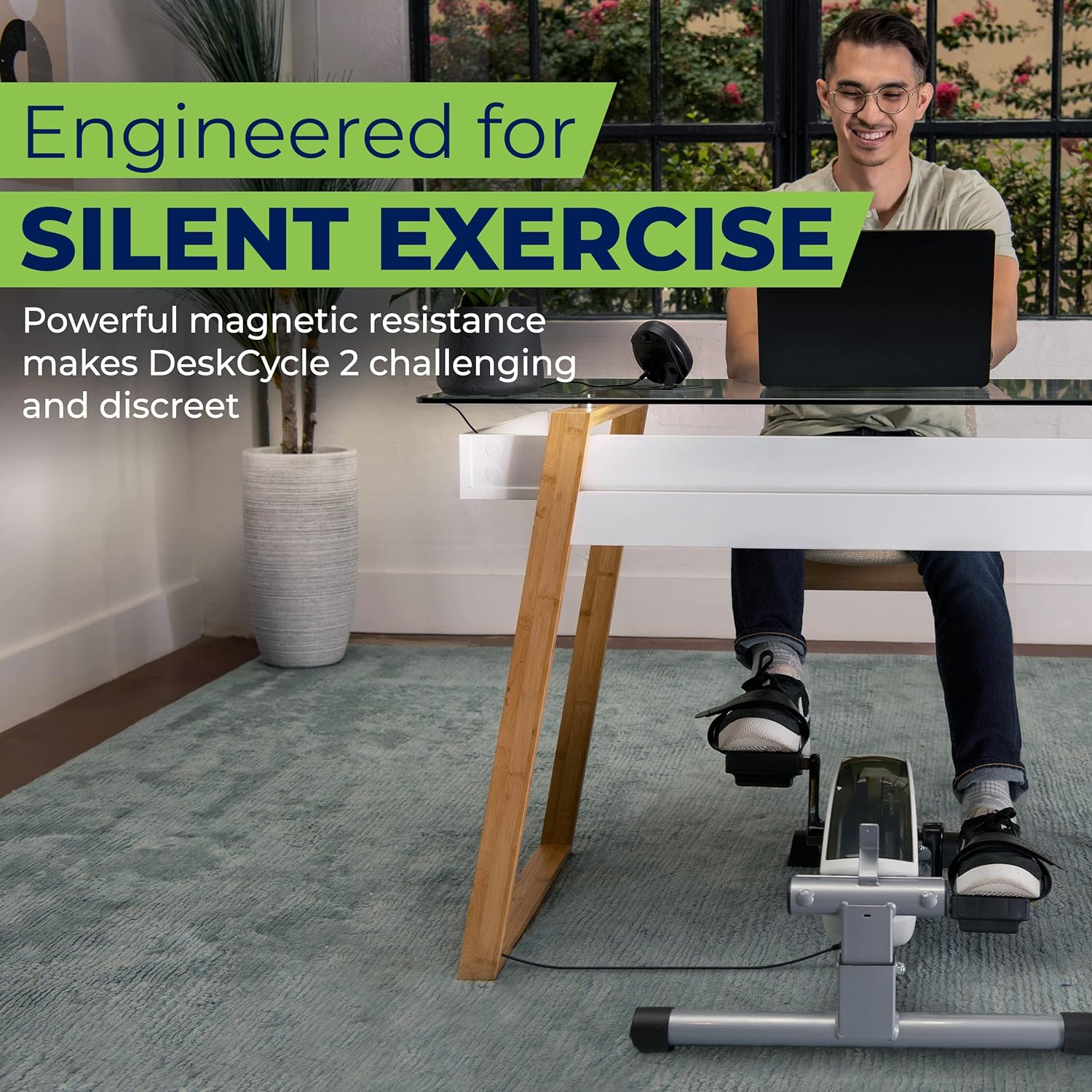 مینی دوچرخه ورزشی قابل حمل مدل DeskCycle 2 Under Desk Exercise - ارسال 20 الی 25 روز کاری