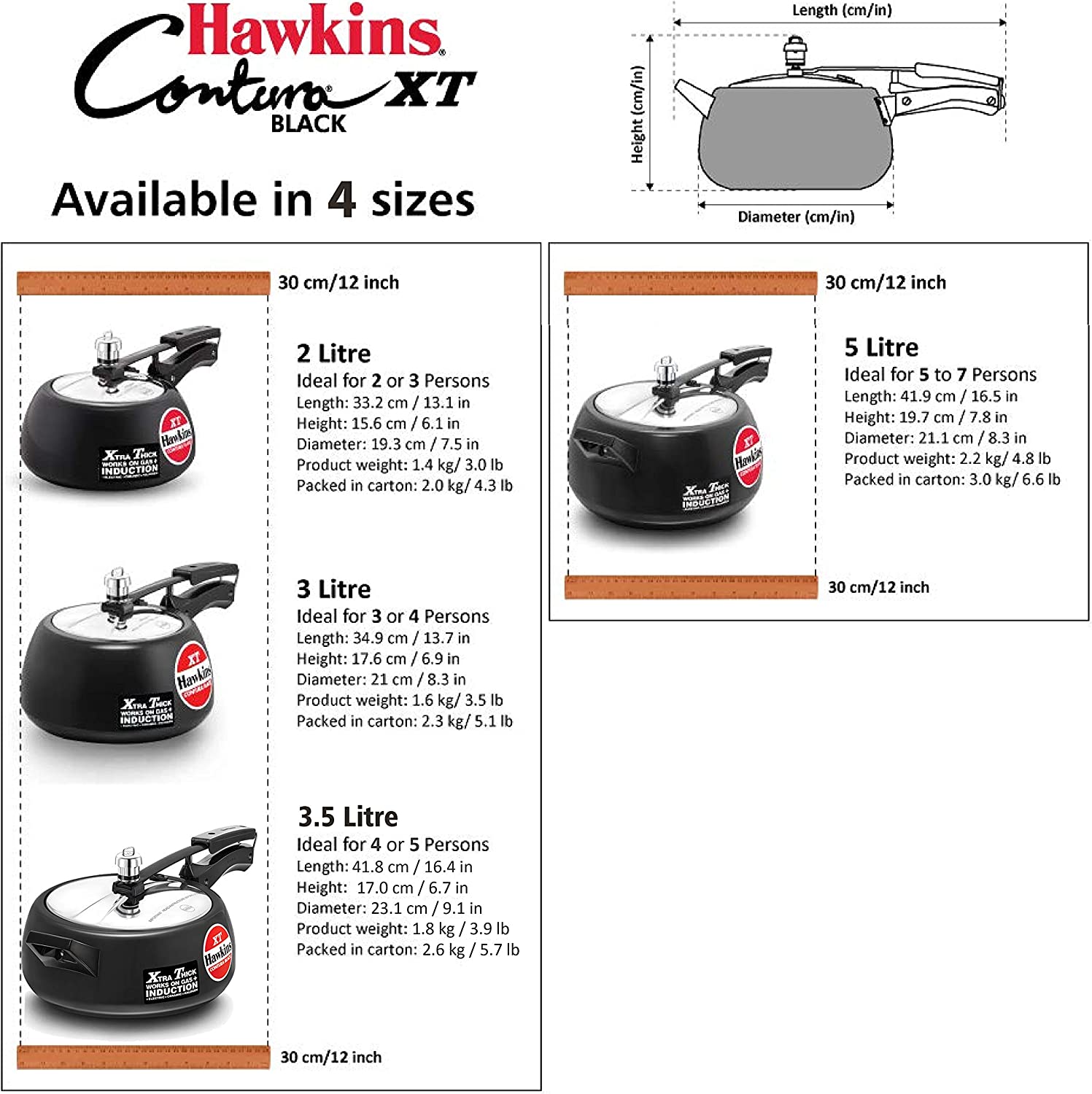 زودپز هاوکینز  5 لیتری مدل  Hawkins CB50A - ارسال ۱۰ الی ۱۵ روز کاری