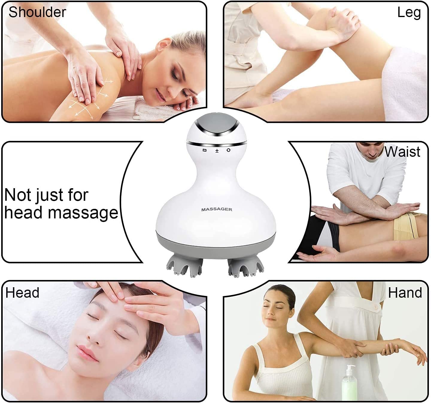ماساژور برقی مدل Electric Scalp Head Massager - ارسال الی 10 الی 15 روز کاری