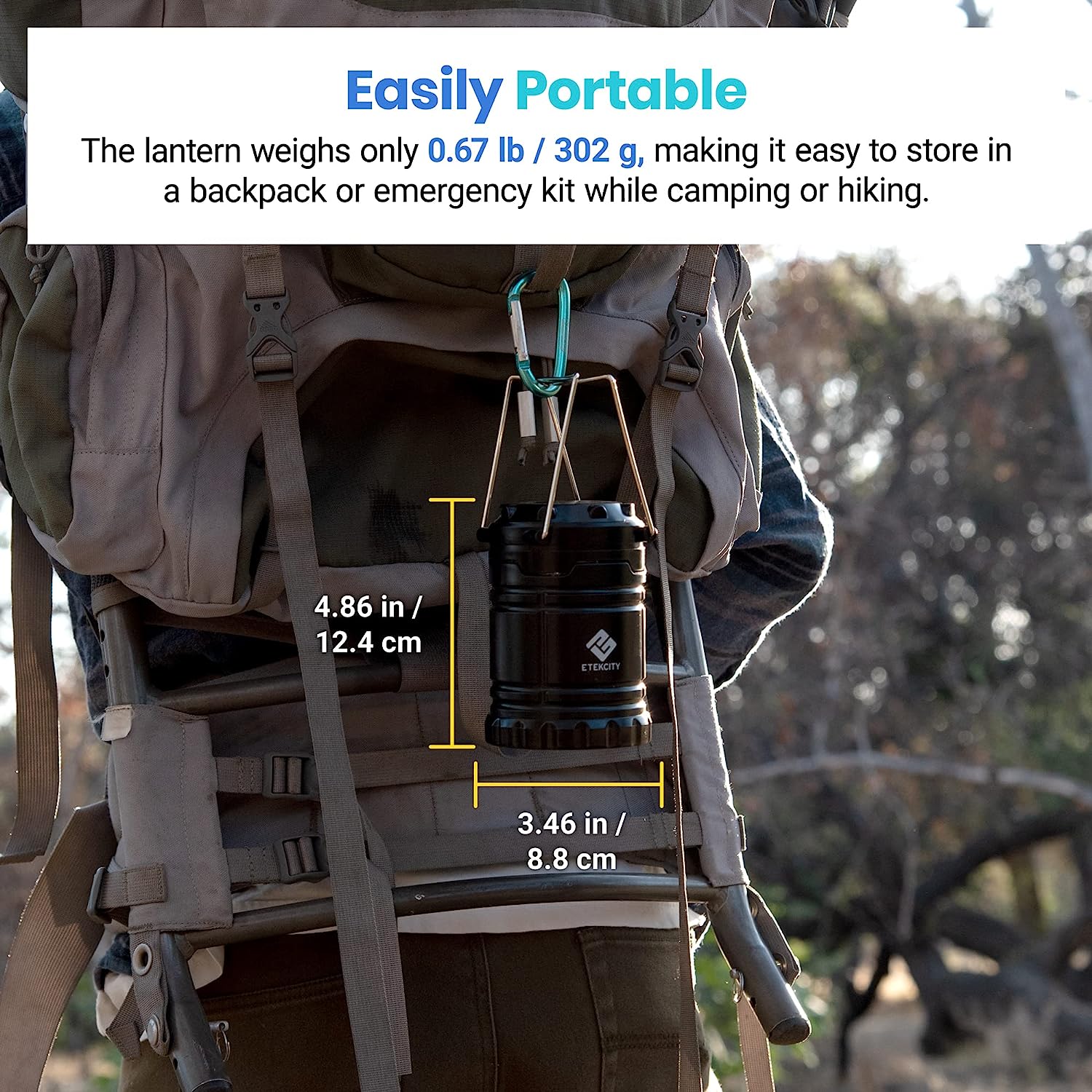 چراغ های فانوسی کمپینگ مدل Etekcity Lantern Camping - ارسال 10 الی 15 روز کاری