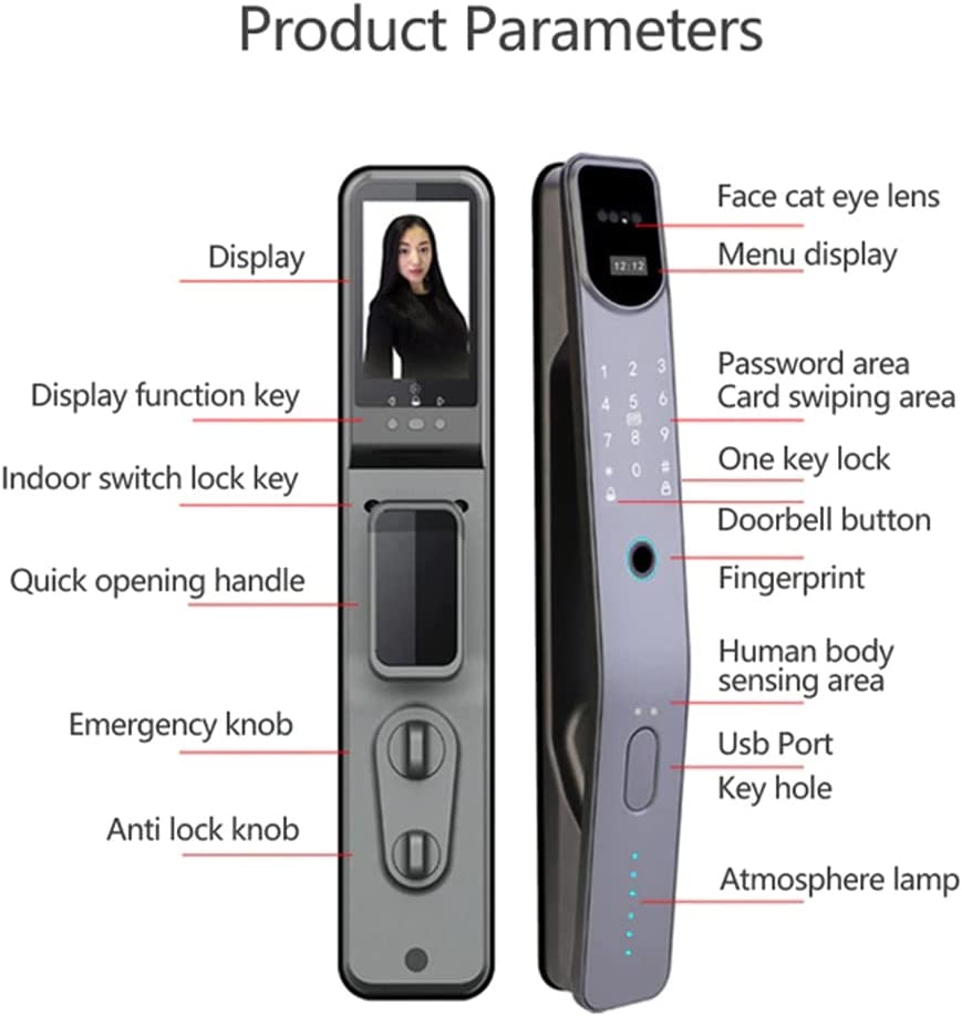 قفل درب هوشمند مدل Smart Door Lock In -D1 - ارسال ۱۰ الی ۱۵ روز کاری