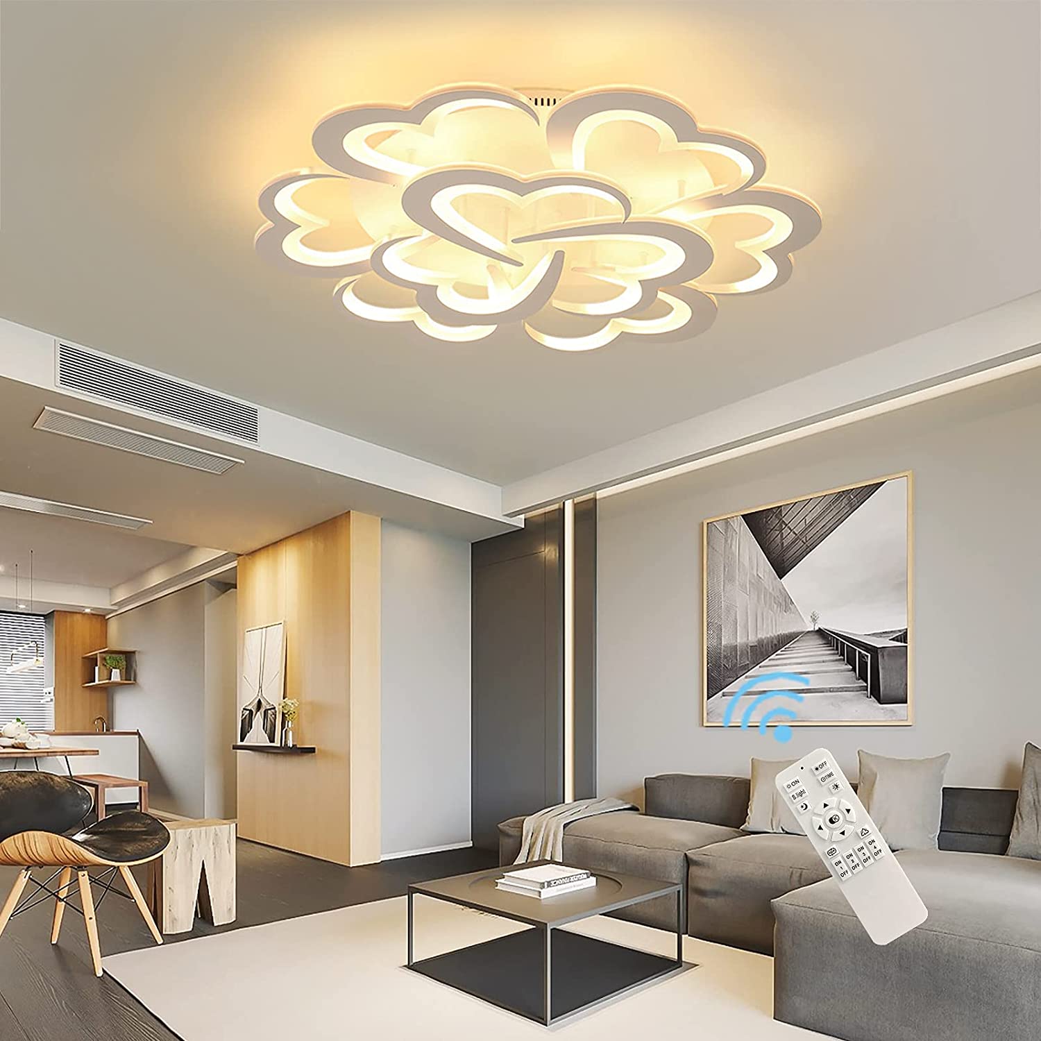 لوستر هوشمند Oninio Dimmable Ceiling LightModern LED - ارسال ۱۰ الی ۱۵ روز کاری