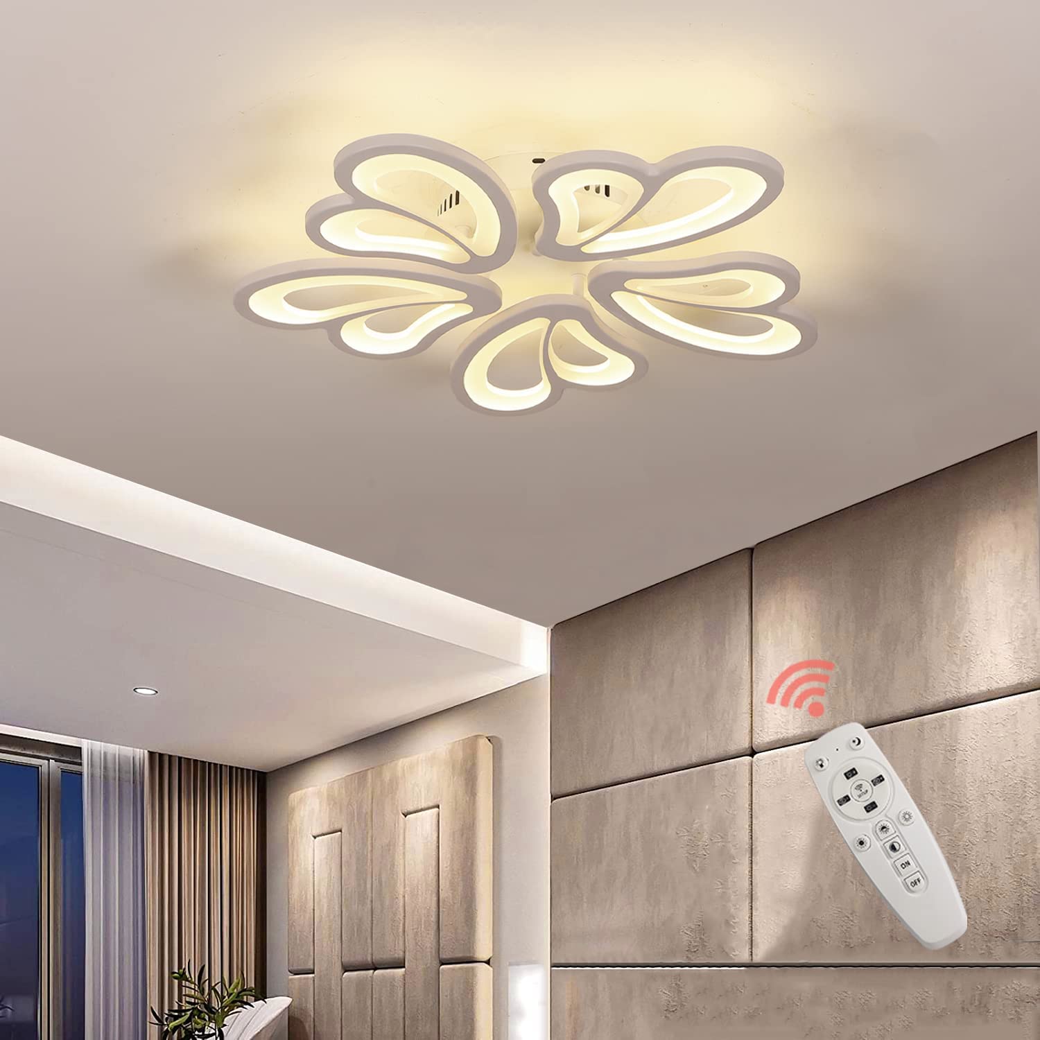 لوستر هوشمند Modern LED Ceiling Light55W - ارسال ۱۰ الی ۱۵ روز کاری