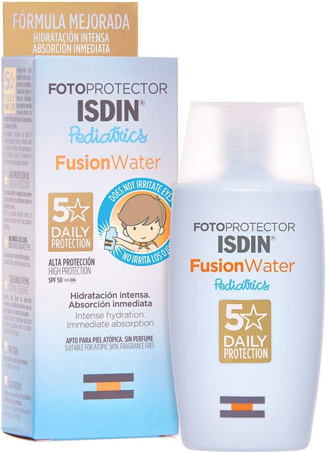 کرم ضدآفتاب صورت کودکان ایزدین مدل Isdin Pediatrics Fusion Water - ارسال 10 الی 15 روز کاری