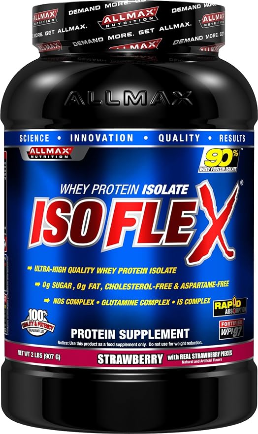 پروتئین وی ایزوله ایزوفلکس آلمکس مدل ALLMAX Nutrition Isoflex Pure Whey - ارسال 15 الی 20 روز کاری