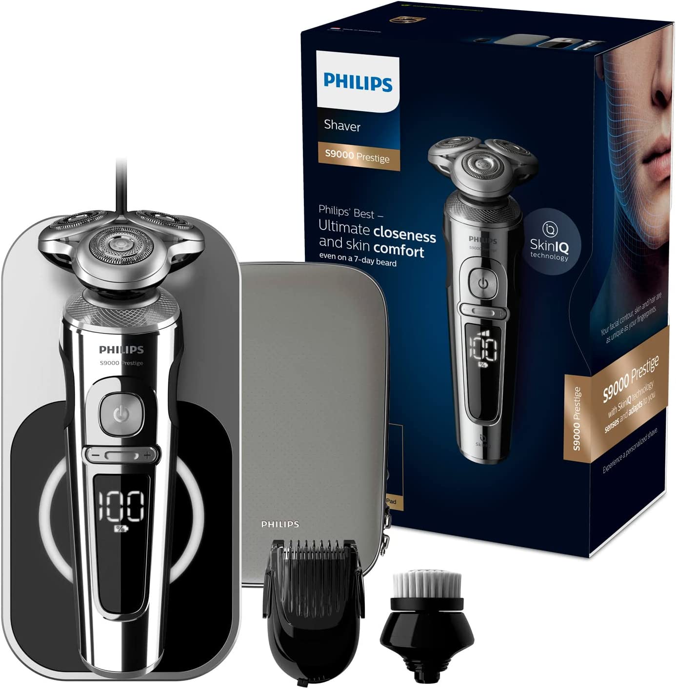 ریش تراش فیلیپس مدل Philips Series 9000 Prestige Wet  Dry Electric Shaver - ارسال 10 الی 15 روز کاری