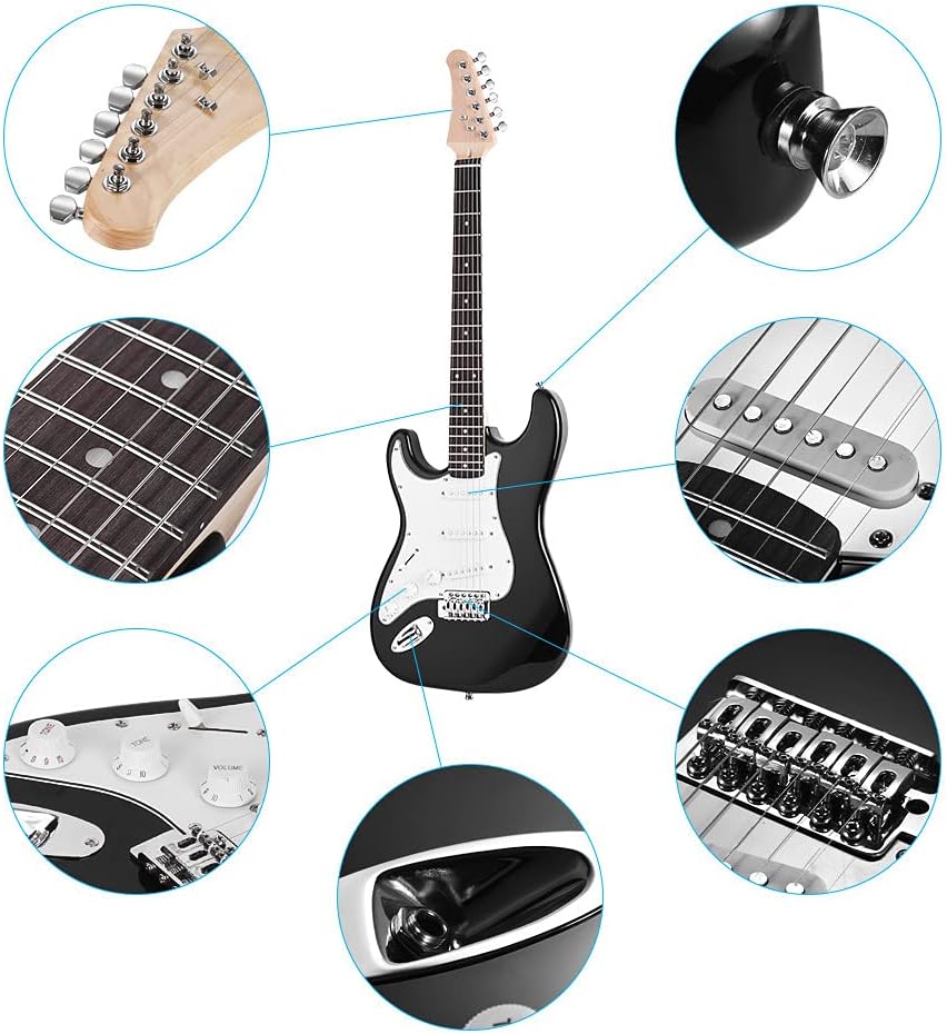 گیتار الکتریک آلیساشاپ دست چپ مدل Alisashop Electric Guitar - ارسال ۱۰ الی ۱۵ روز کاری